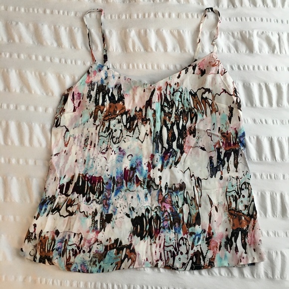NWT French Connection Multicolor Strappy Tank Top - Picture 6 of 6